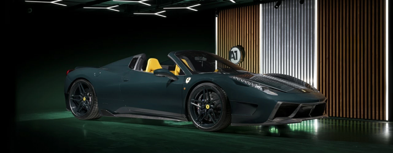 Тюнинг Ferrari 458 yellow