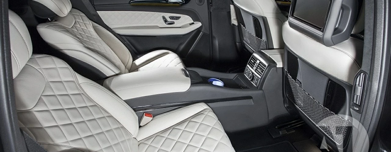 Салон Mercedes-Benz GLS. Фото