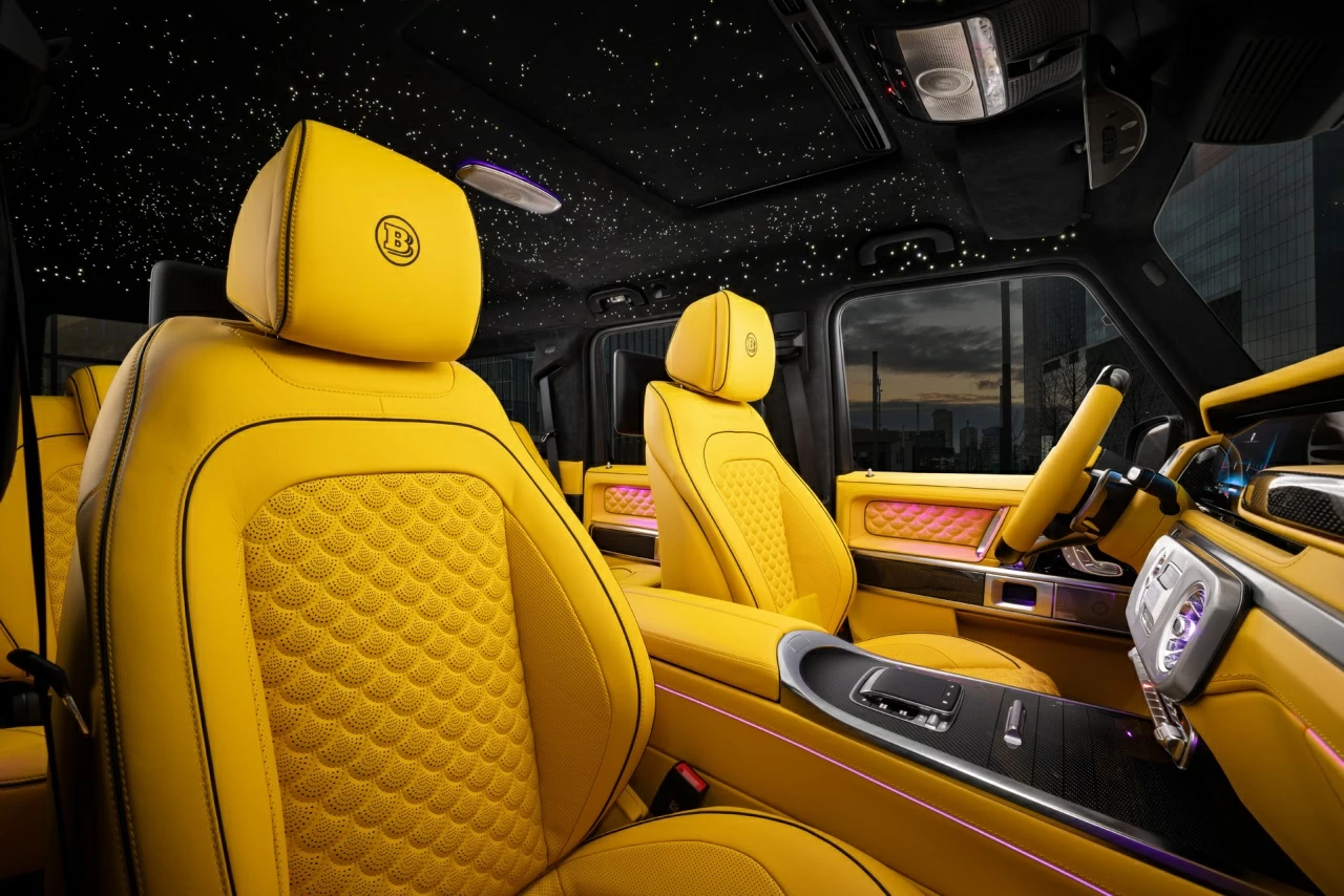 Mercedes-Benz G-Class звездное небо. Фото
