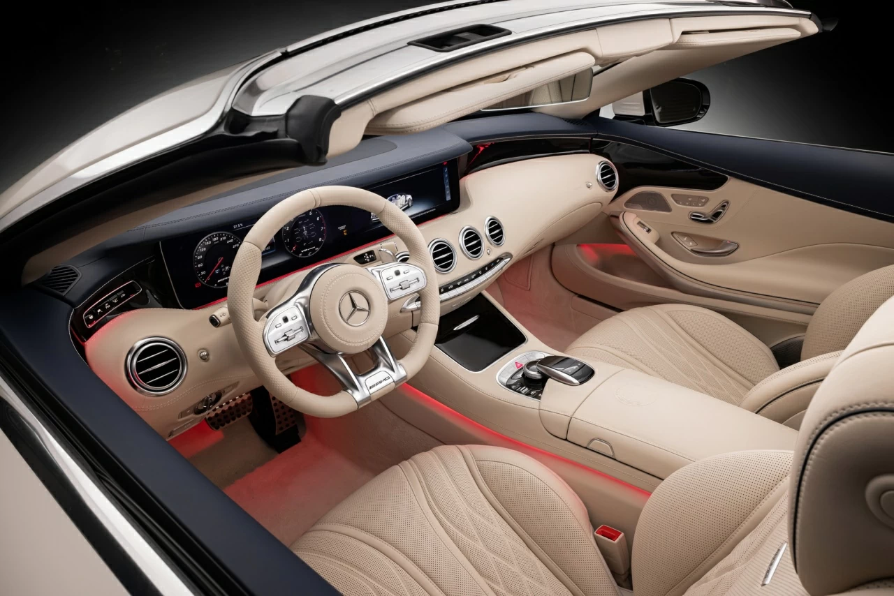 Салон Mercedes-Benz S-class Coupe Cabriolet. Фото