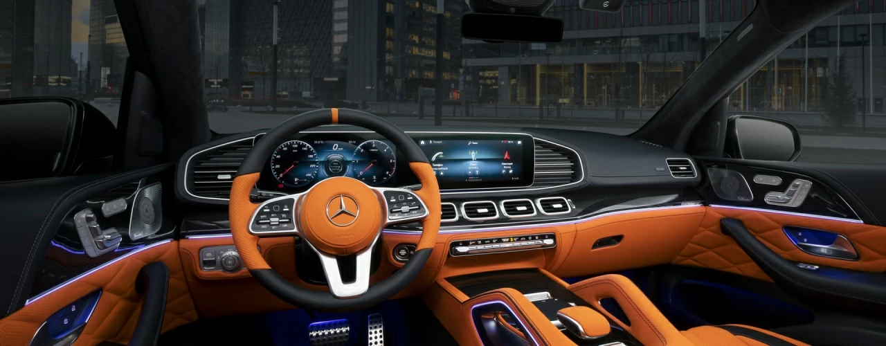 Mercedes-Benz GLS. Торпедо