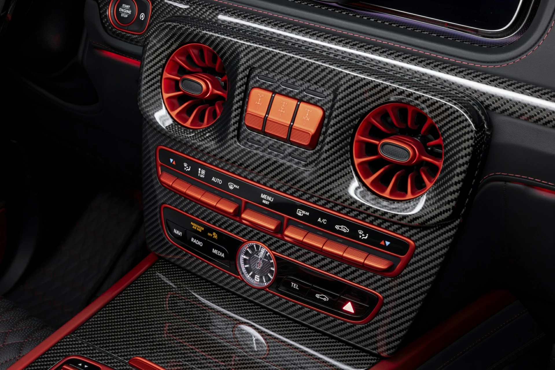 Тюнинг Mercedes-Benz BRABUS G900 Rocket Red&Black. Фото