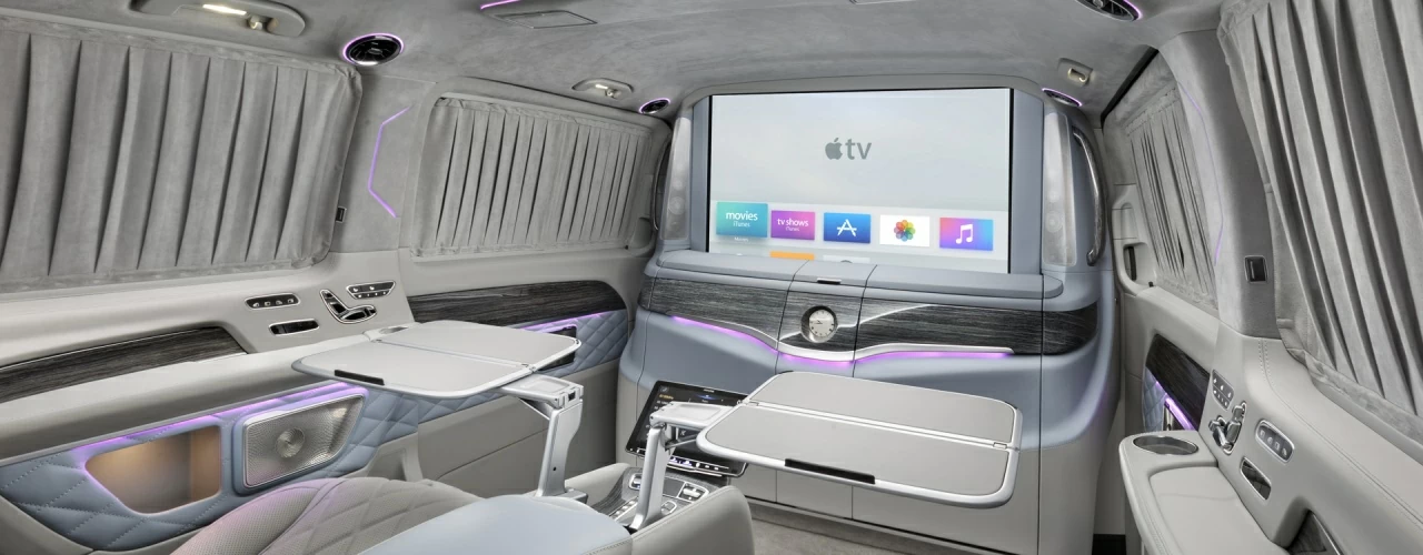 Салон Mercedes-Benz V-VIP 300D. Фото