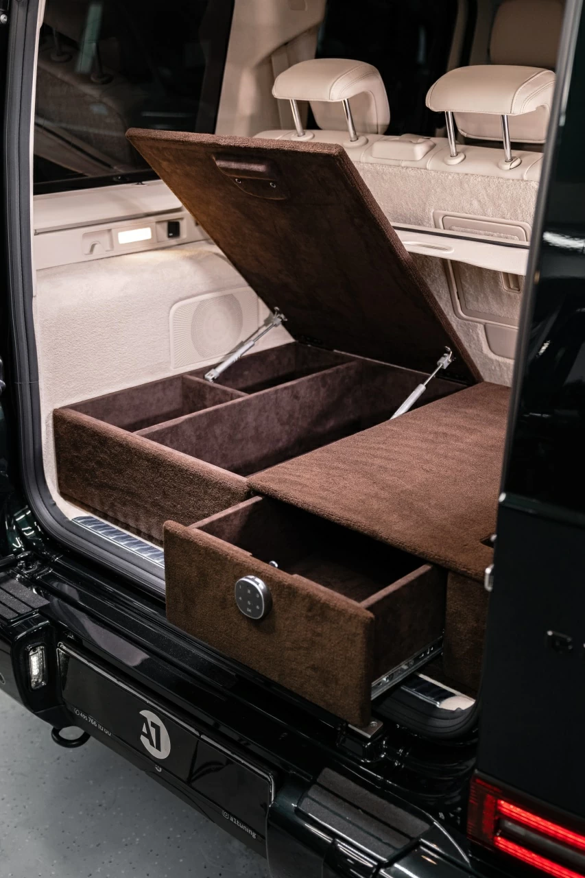 Системы хранения в багажник автомобиля. Фото