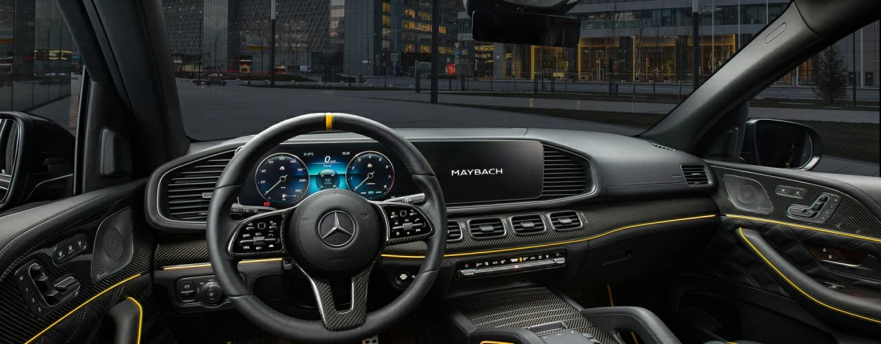 Mercedes-Benz GLS Maybach Brabus. Торпедо