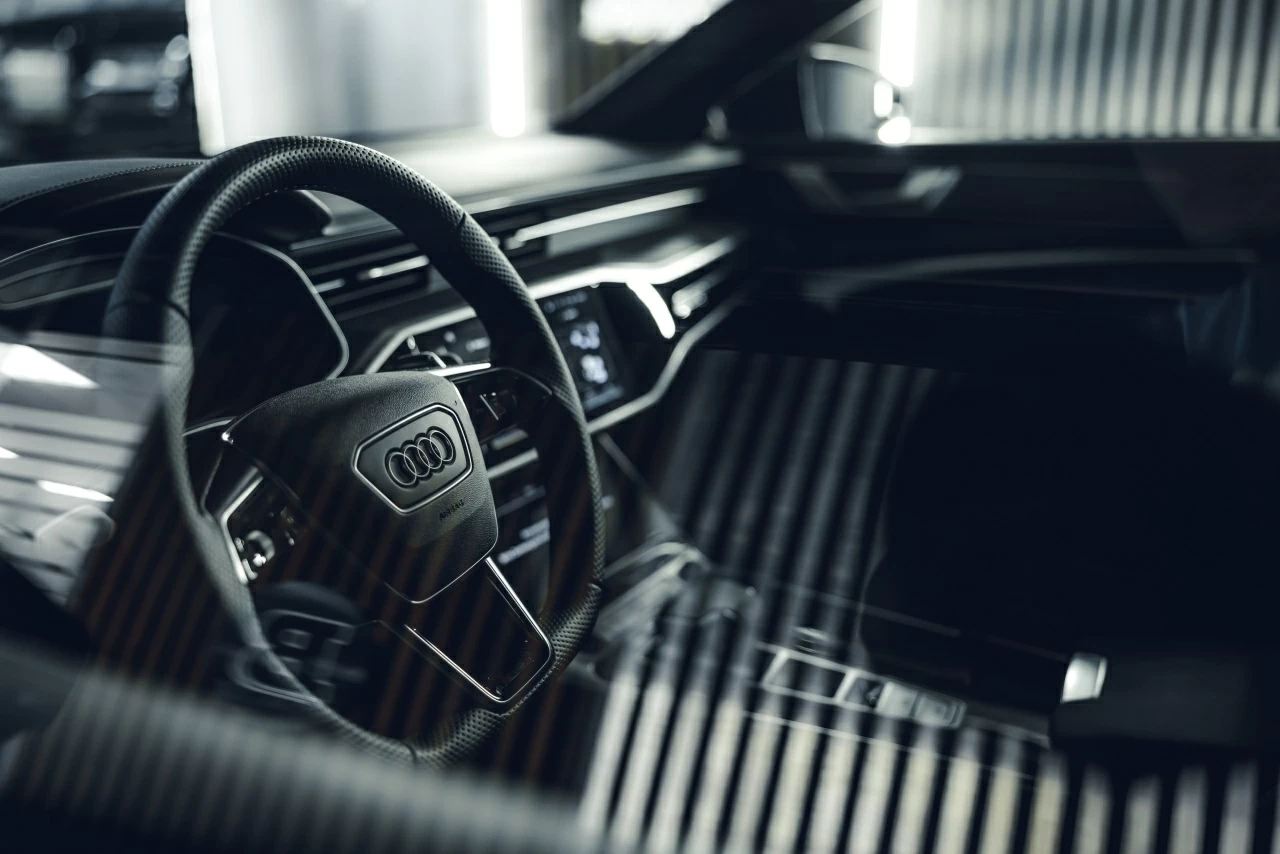 Перетяжка руля кожей