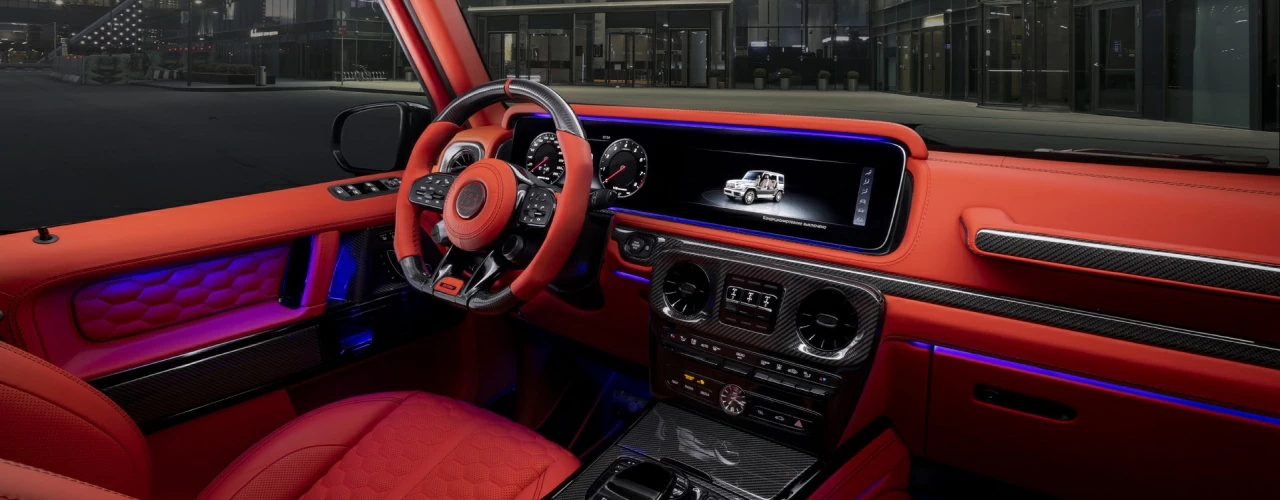 Mercedes-Benz BRABUS G800. Торпедо