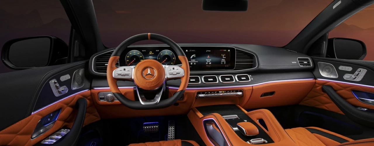 Mercedes-Benz GLE. Торпедо