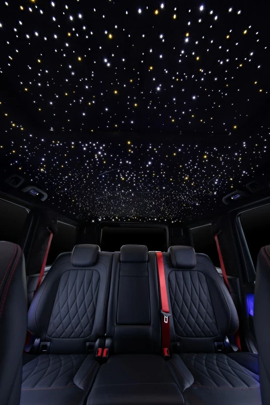 Потолок ”Звездное небо” в авто. Фото