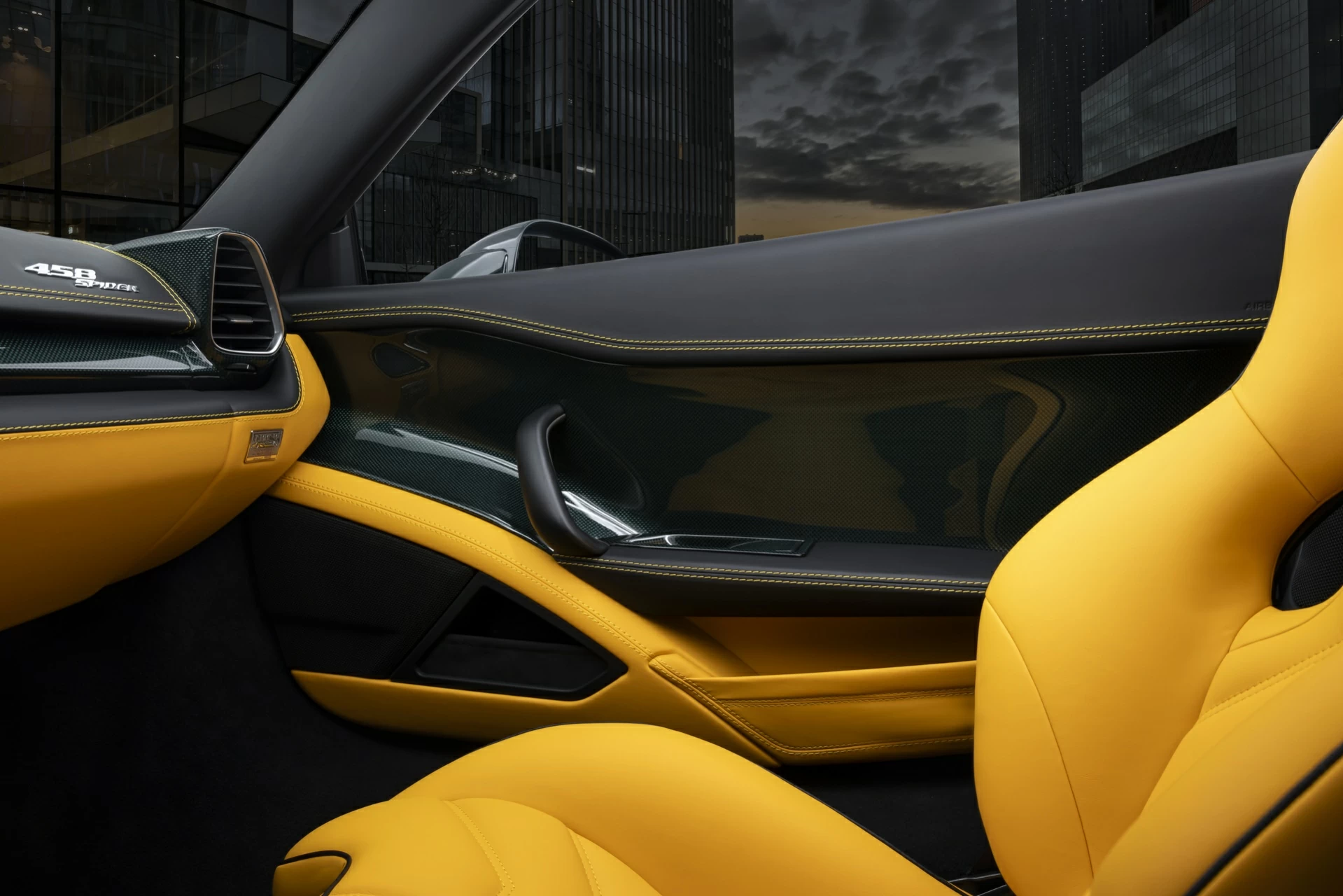 Тюнинг Ferrari 458 yellow. Фото 10