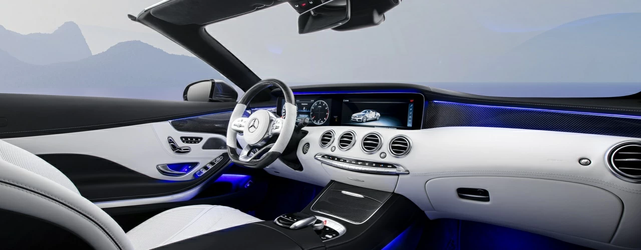 Mercedes-Benz S Coupe Cabrio. Торпедо