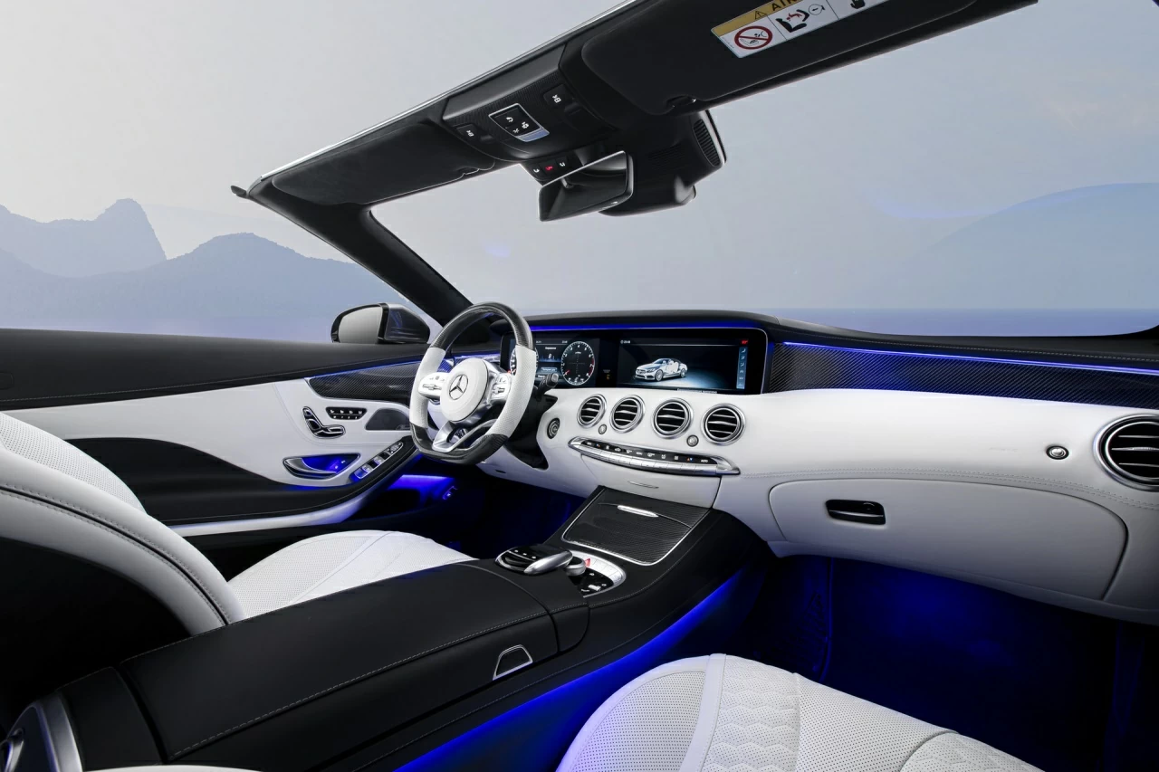 Mercedes-Benz S Coupe Cabrio. Торпедо