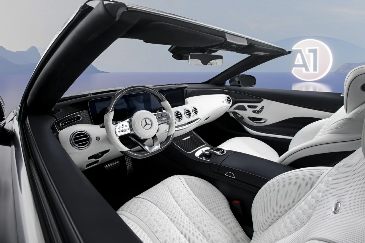 Mercedes-Benz S Coupe Cabrio. Торпедо. Фото 4