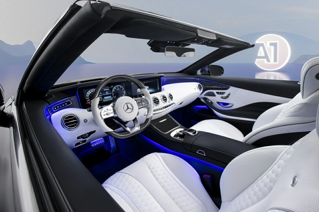 Mercedes-Benz S Coupe Cabrio. Торпедо. Фото 3