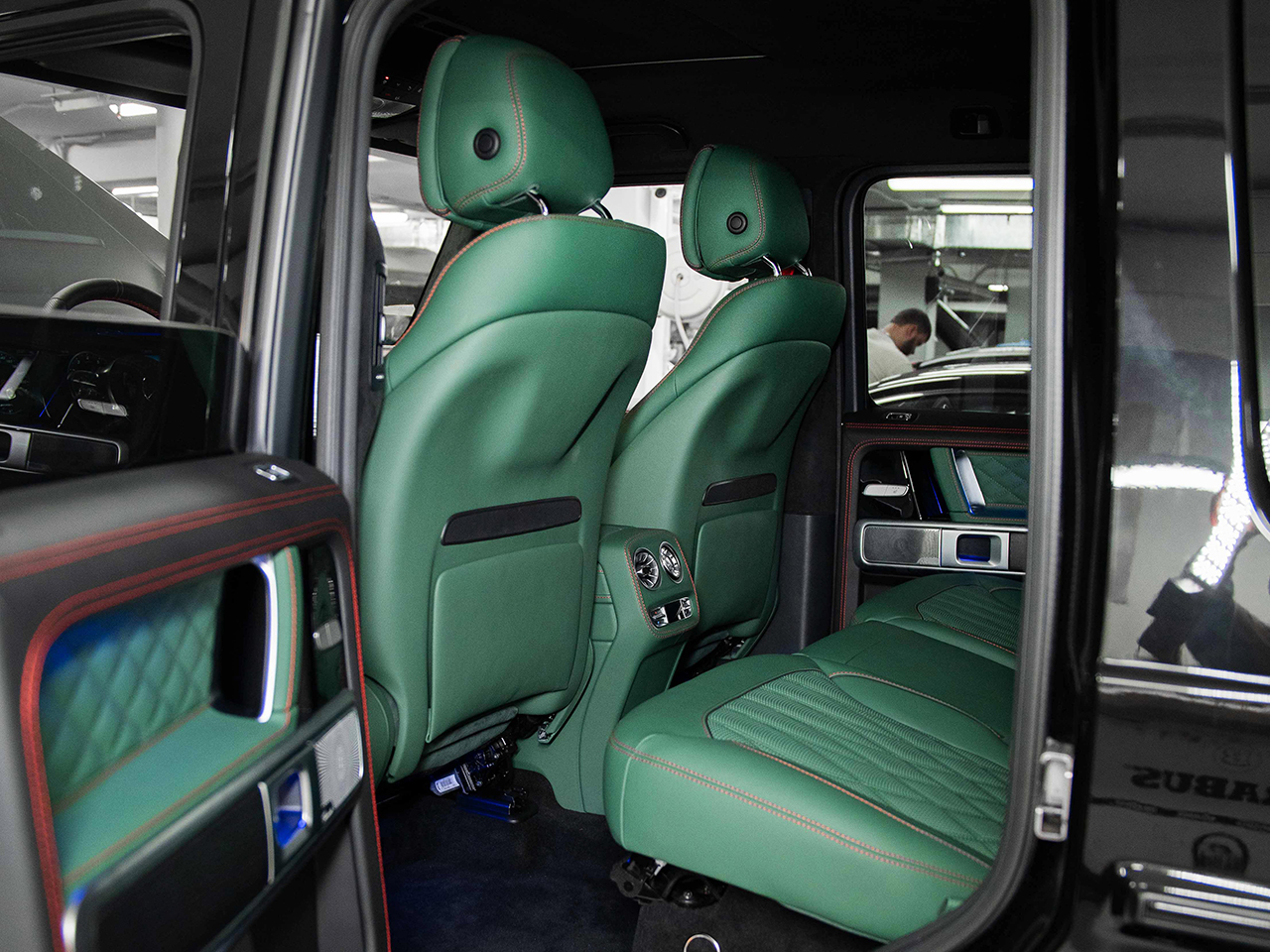G-class Green&Red Interior