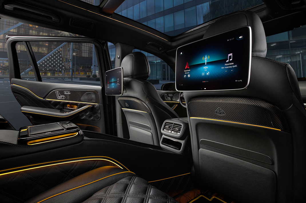 Мониторы на спинки сидений