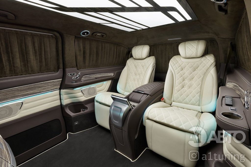 Фото кожаного салона Mercedes Benz V-VIP. A1 Auto