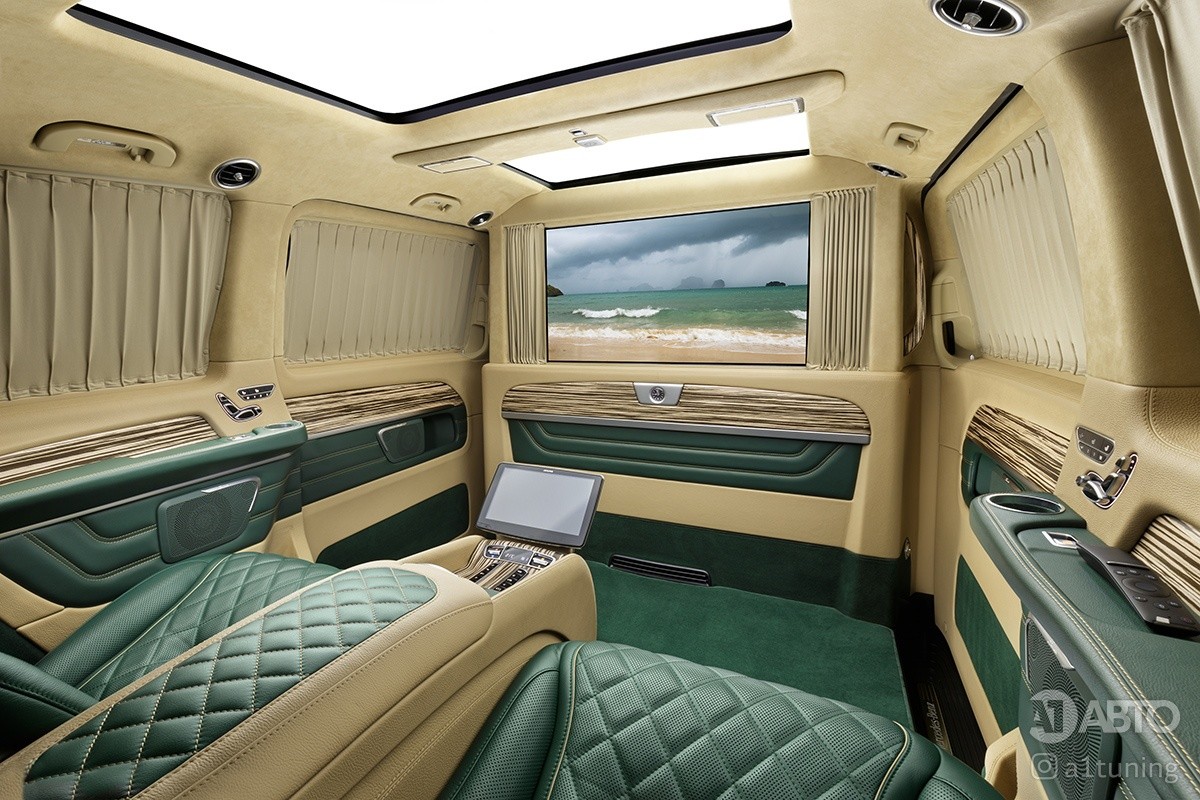 Фото кожаного салона Mercedes-Benz V-Business Jet. A1 Auto